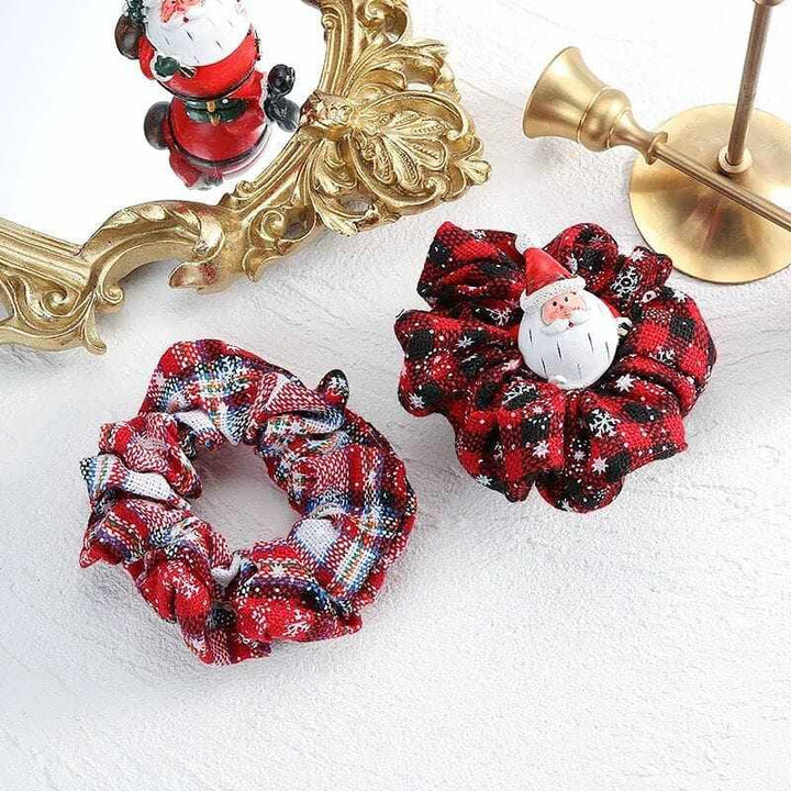 4 Pcs Christmas Random Color Fashion Elastic Handmade Headbands Bennys Beauty World