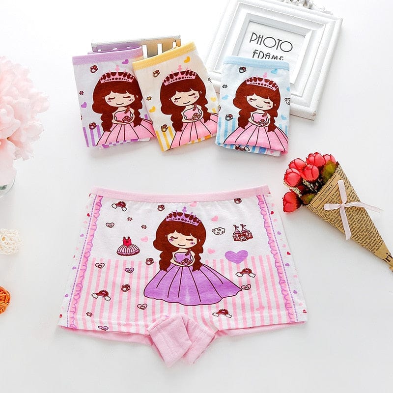 Buy 4 Pcs/lot New Children Cotton Panties Girls Underwear Cute