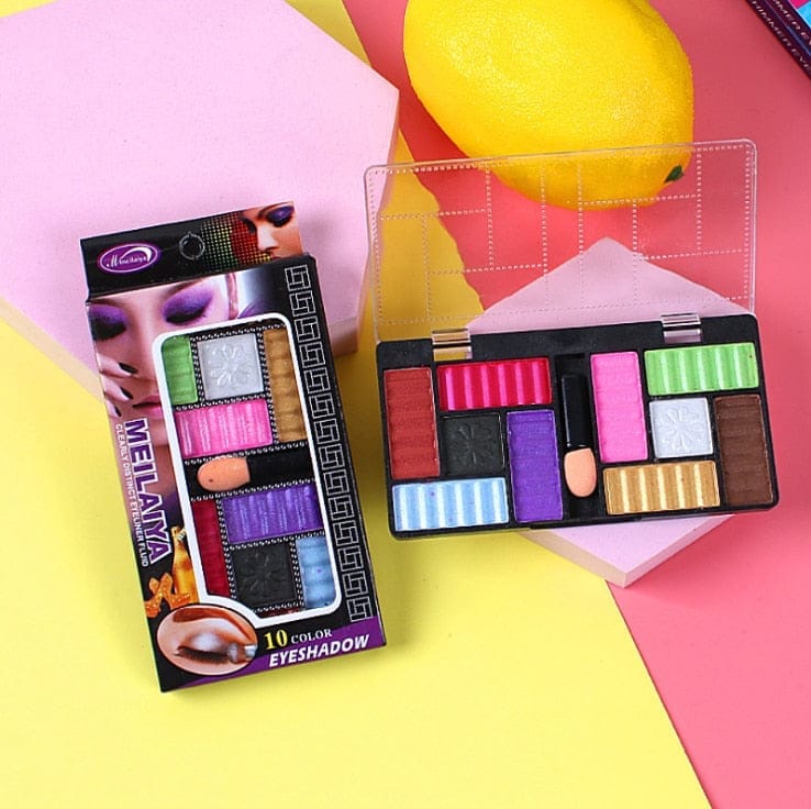 40 Colors Eye Shadow Plate Makeup Pigment Matte Luminous Eyeshadow Bennys Beauty World