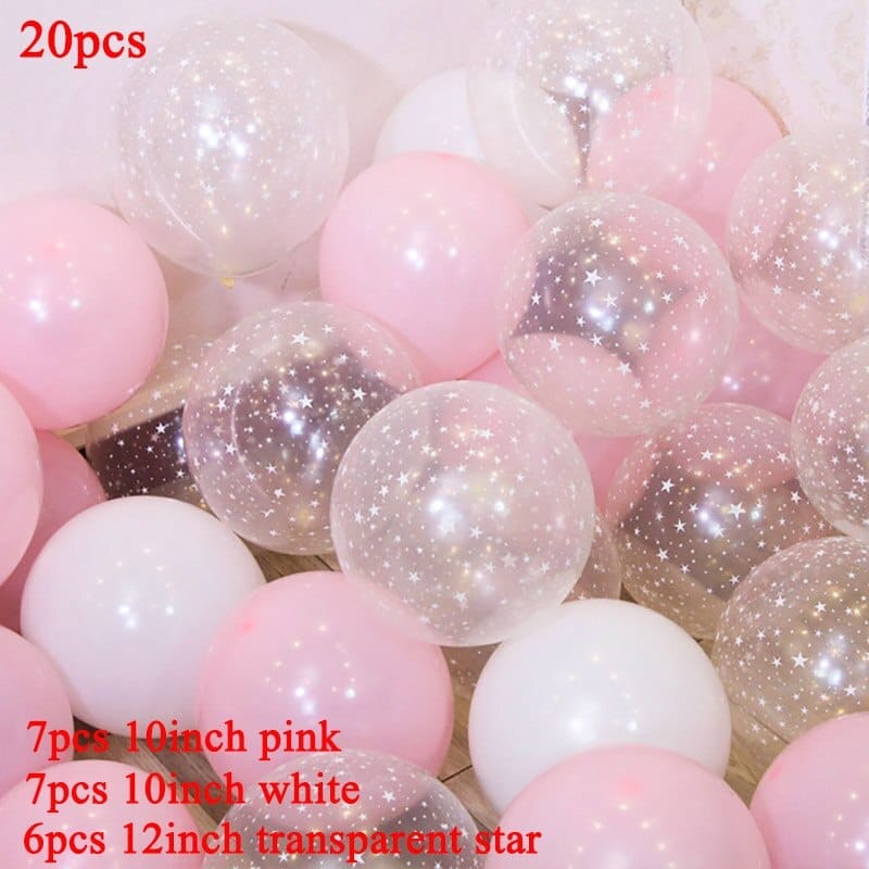 41pcs Latex Balloons First 1st Birthday Party Decorations Bennys Beauty World