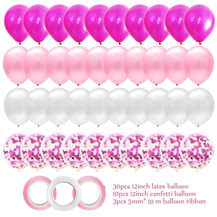 41pcs Latex Balloons First 1st Birthday Party Decorations Bennys Beauty World