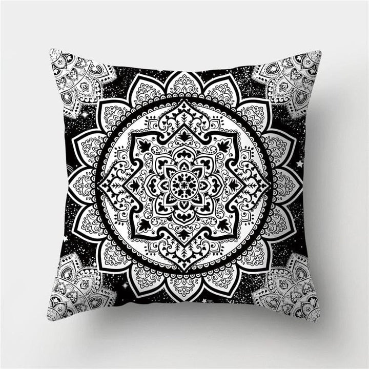 45*45cm Geometric Print Polyester Decorative Sofa Cushions Pillow Covers Bennys Beauty World