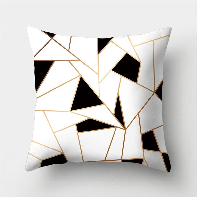 45*45cm Geometric Print Polyester Decorative Sofa Cushions Pillow Covers Bennys Beauty World