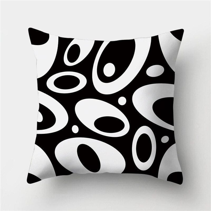 45*45cm Geometric Print Polyester Decorative Sofa Cushions Pillow Covers Bennys Beauty World