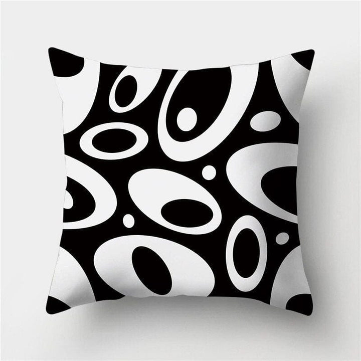 45*45cm Geometric Print Polyester Decorative Sofa Cushions Pillow Covers Bennys Beauty World