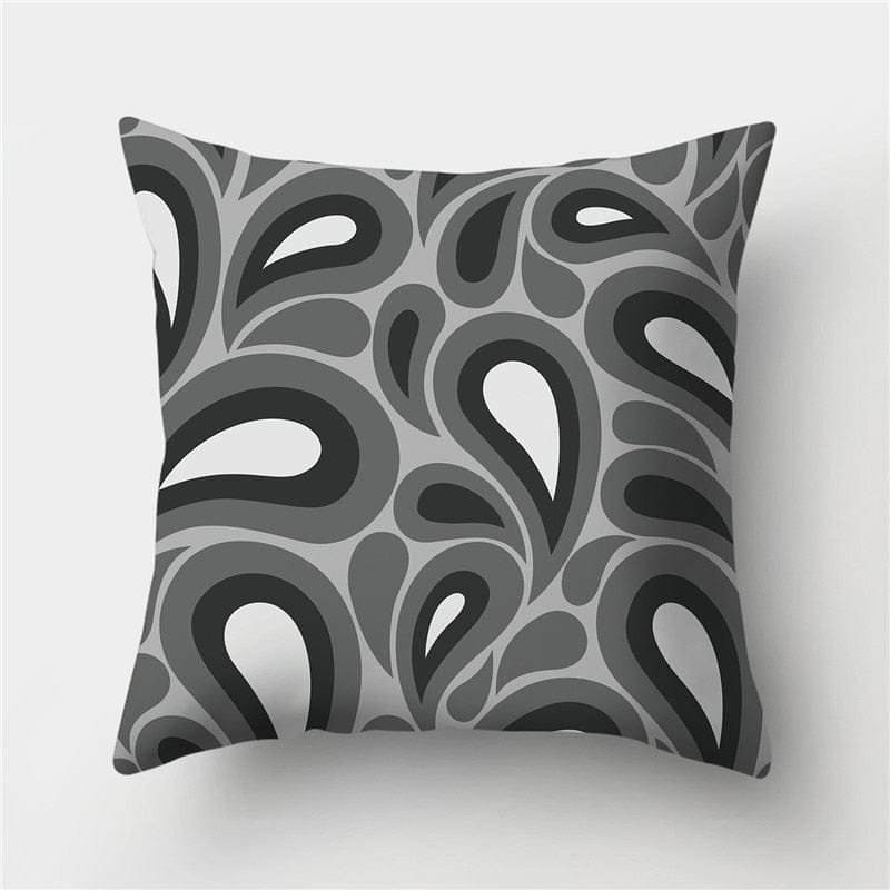 45*45cm Geometric Print Polyester Decorative Sofa Cushions Pillow Covers Bennys Beauty World