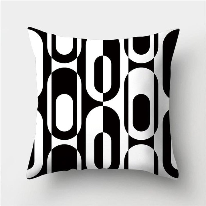 45*45cm Geometric Print Polyester Decorative Sofa Cushions Pillow Covers Bennys Beauty World