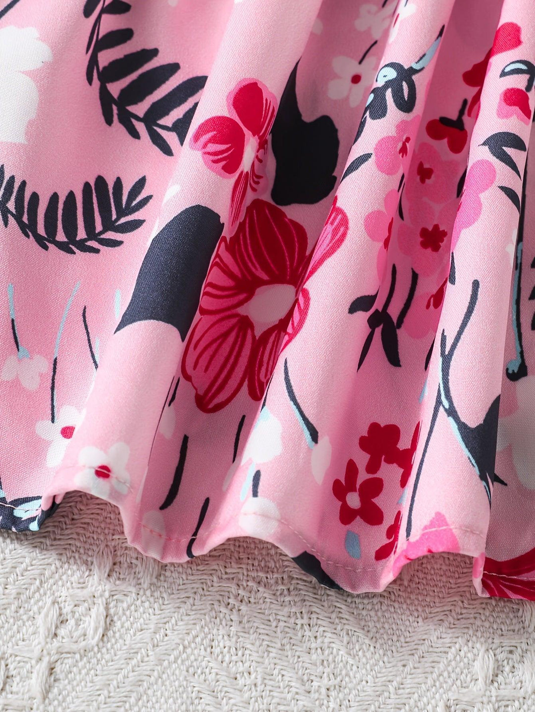 Casual Floral Culotte Skirt for Women