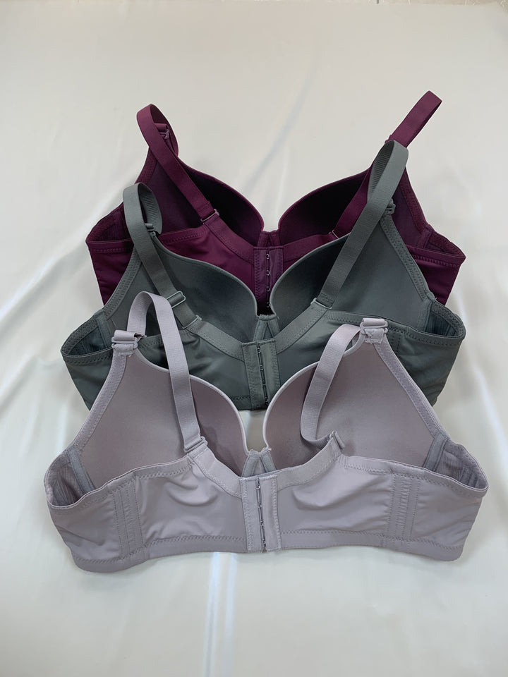 3pcs Pack Large Size Matte Women's Bra