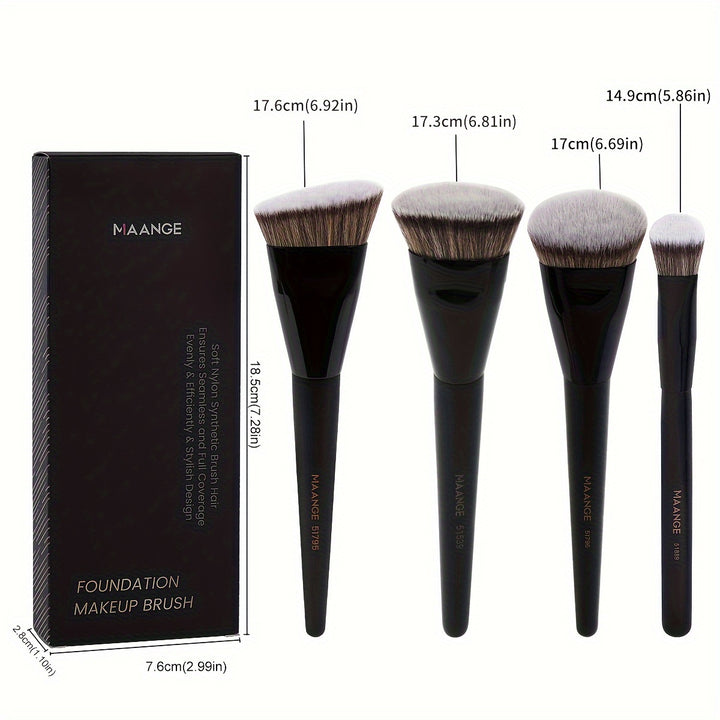 MAANGE 4-pack Foundation Brush, Concealer Brush