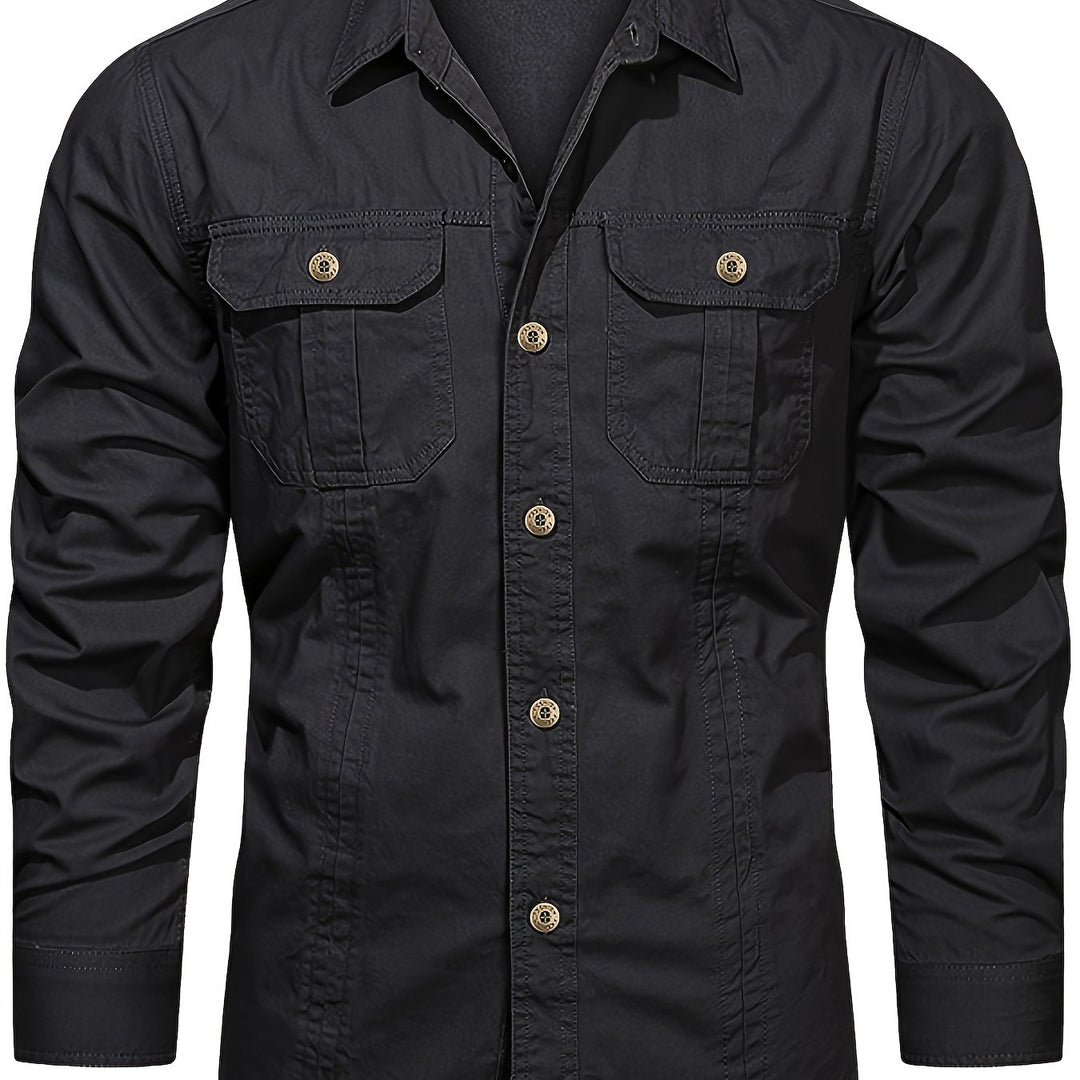 Men's Lightweight Long-Sleeve Work Shirt