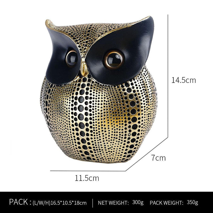 Owl Resin Craft Home Decoration