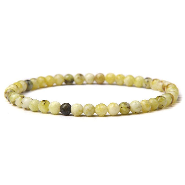 4mm Natural Agate Stone Beads Energy Charm Bracelet For Women Bennys Beauty World