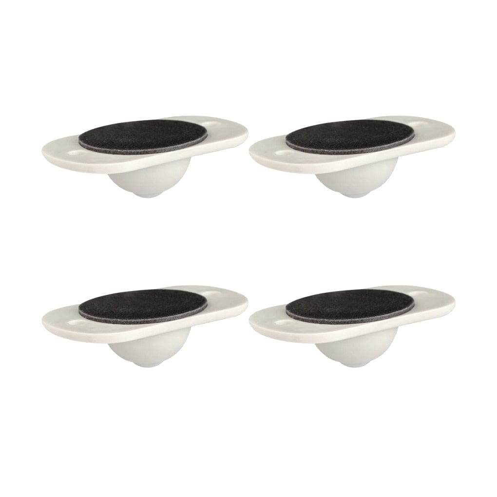 4pcs Adhesive Stainless Steel Pulley Bennys Beauty World