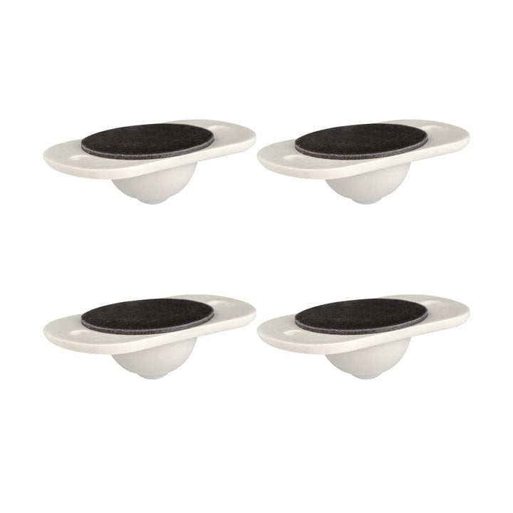 4pcs Adhesive Stainless Steel Pulley Bennys Beauty World