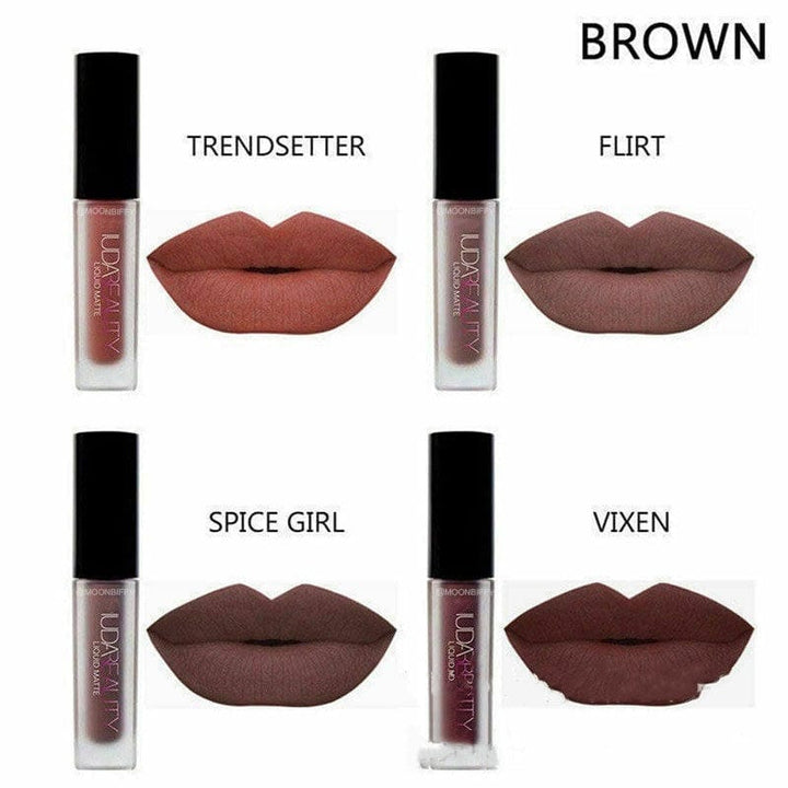 4pcs Matte Lip Gloss Mini Lip Glaze Waterproof Makeup Bennys Beauty World