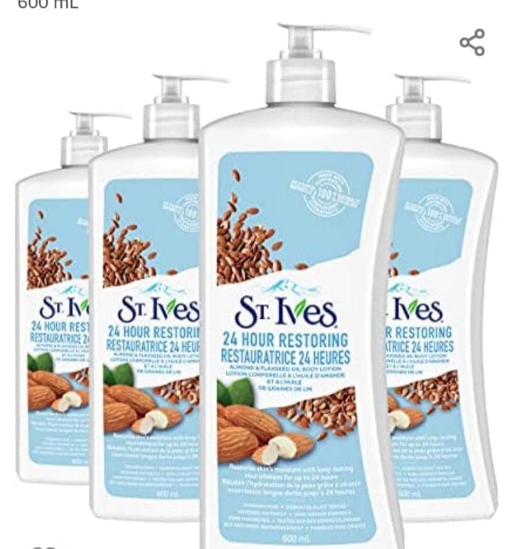 4pcs St Ives Lotion 600ml Bennys Beauty World