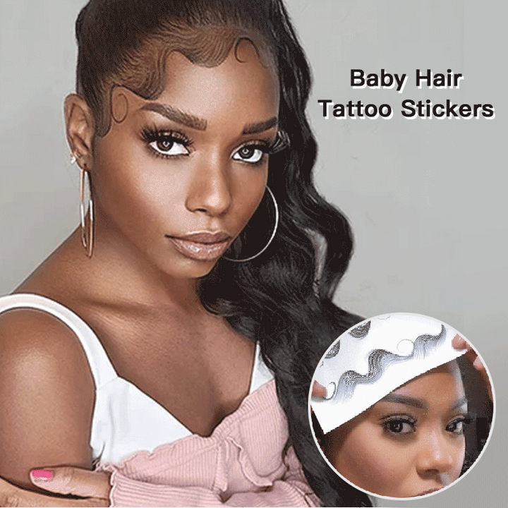 5 Styles Fashion Baby Hair Tattoo Hairline Stickers Bennys Beauty World