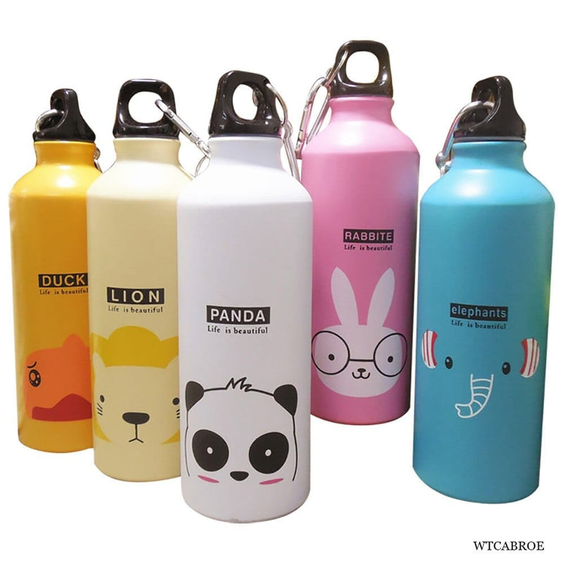 500ML Cute Portable Cartoon Water Bottle Bennys Beauty World