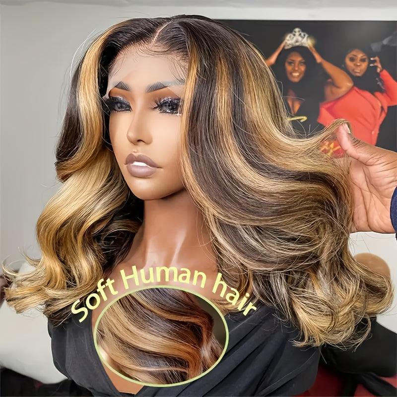 Ombre Lace Front Wig Human Hair Body Wave - Bennys Beauty World