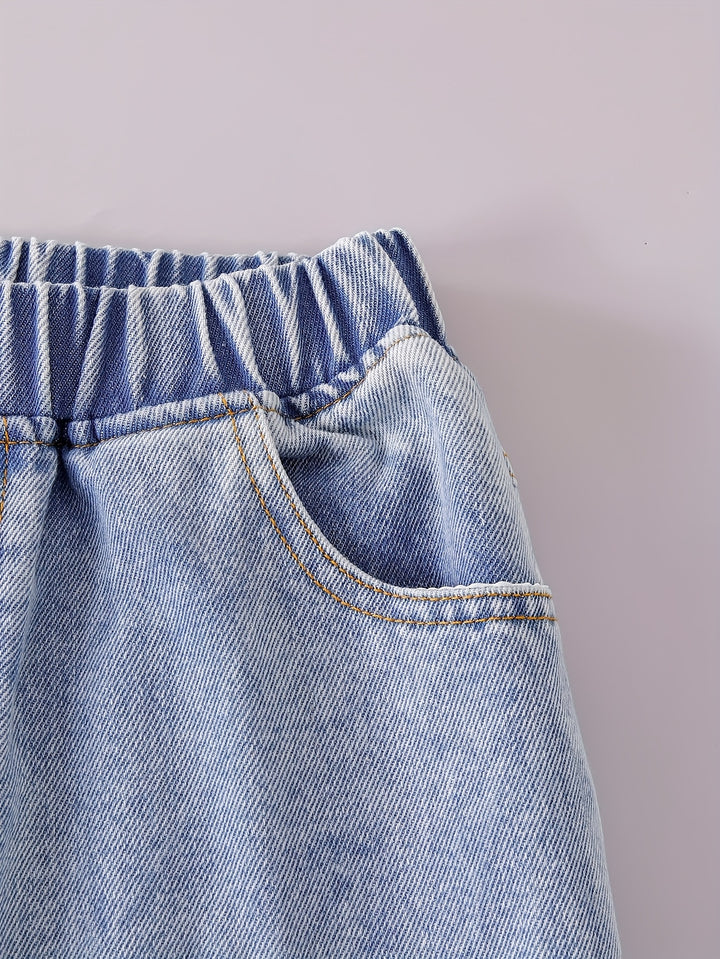 Sanrio Girls' Demim Jeans for Ages 10 to 12