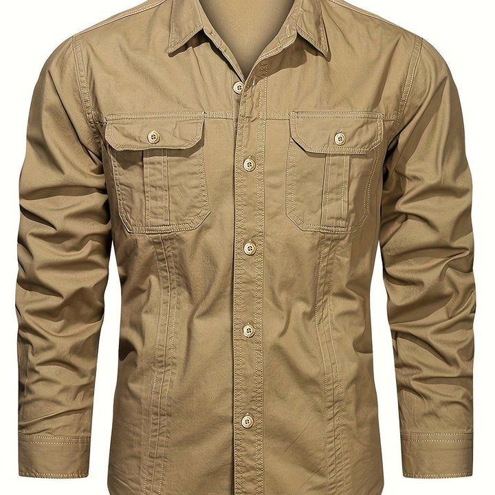 Men's Lightweight Long-Sleeve Work Shirt