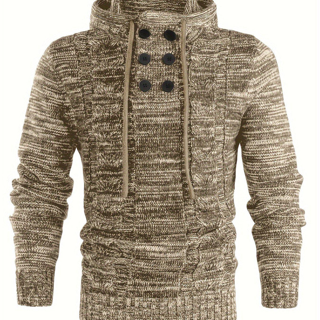 Knitted Sweater Hoodies For Men-Bennys Beauty World