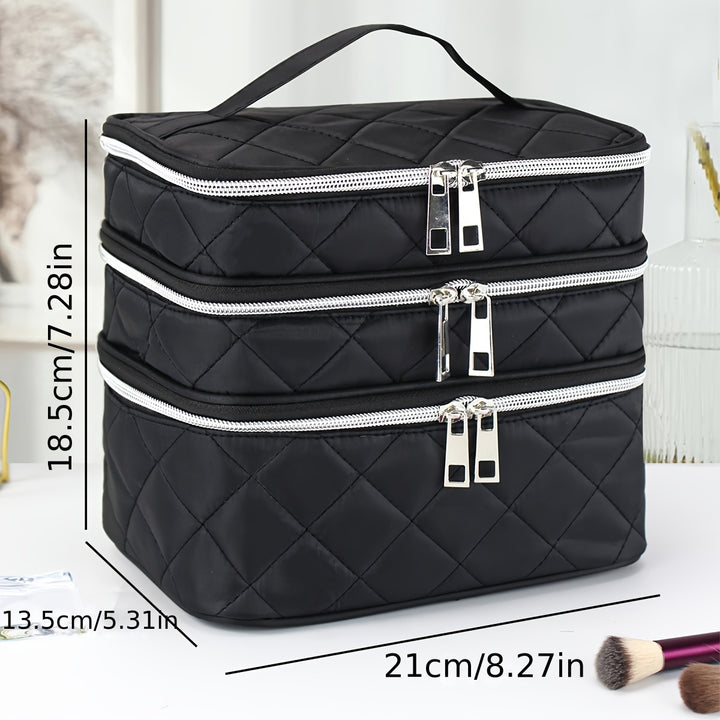 Stylish and lightweight large-capacity makeup bag
