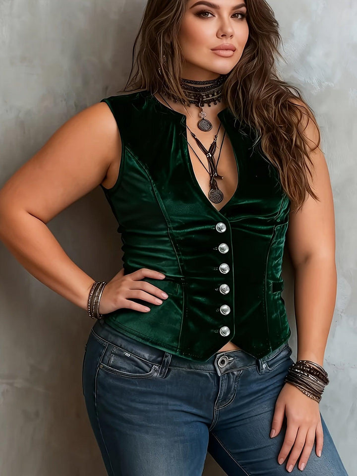Plus Size, Plus-size Women's Elegant Vest Women's Elegant Vest