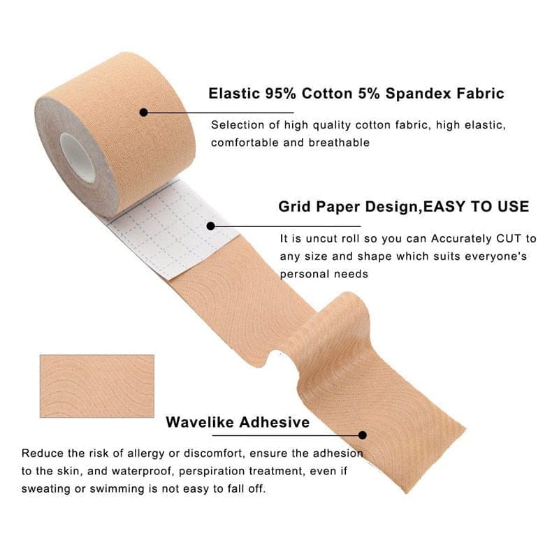 5M Breast Lift Tape 1 Pc Roll Push Invisible Bra Nipple Cover Sticker Kit  Boob