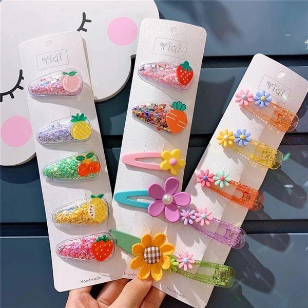 5Pcs/set Baby Girl Hair Accessories Clips Barrettes Bennys Beauty World