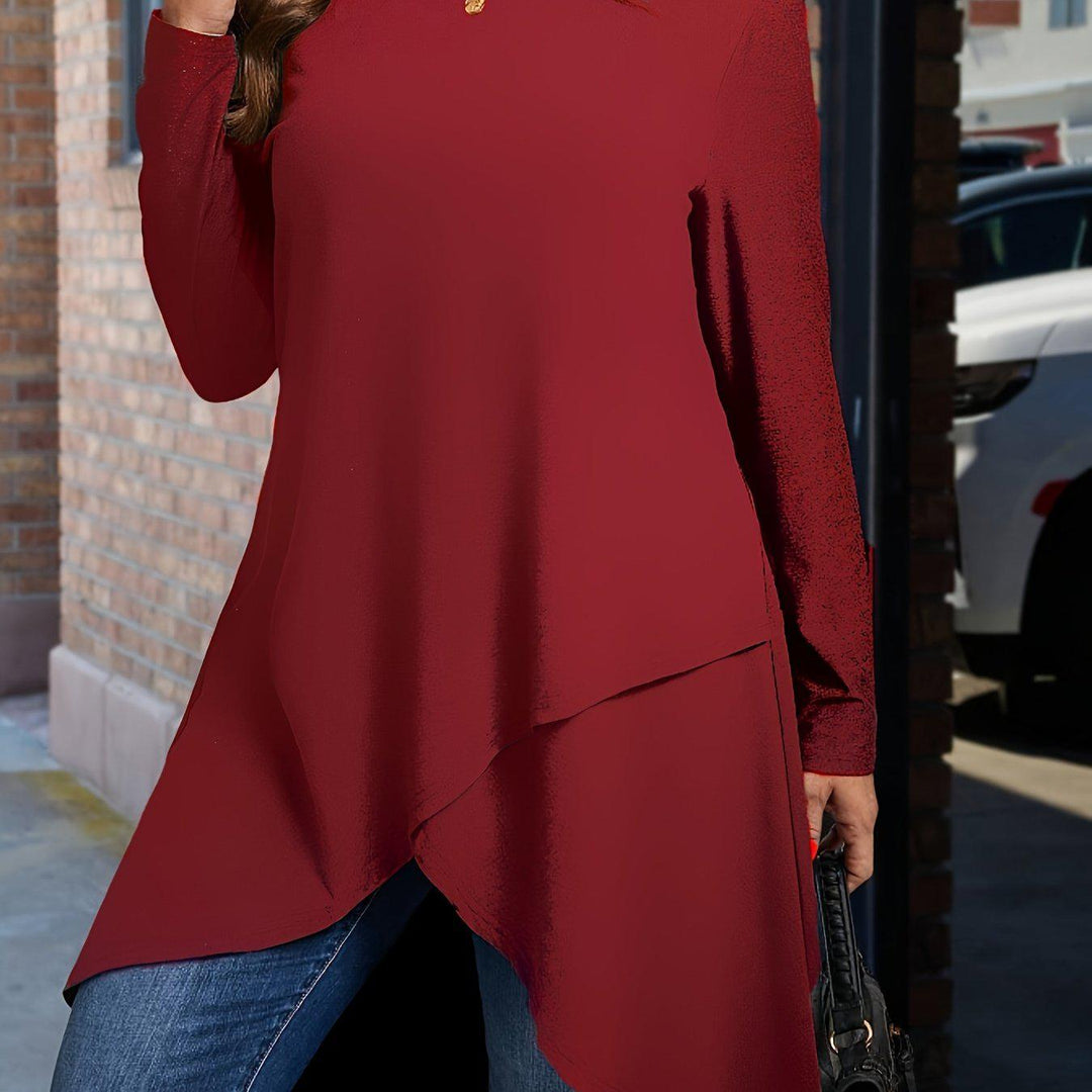 Women's Long Sleeve T-Shirt - Soft Stretchy Dresses-Bennys Beauty World