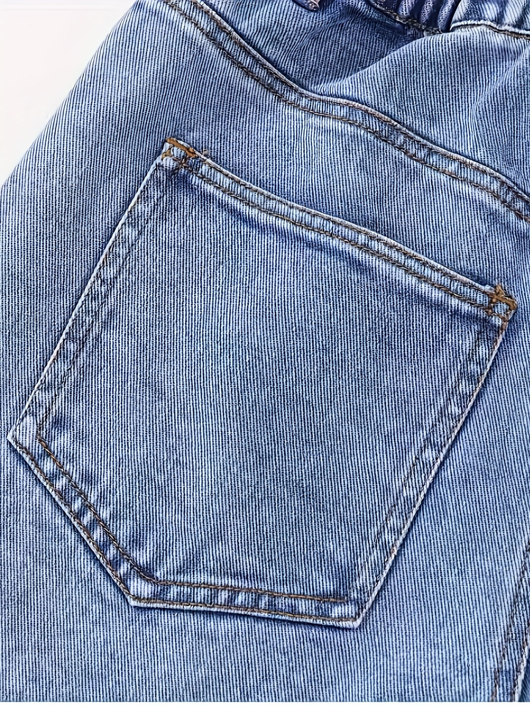 Fashionable Wide Leg Denim Jeans