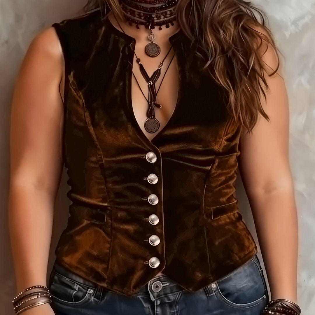 Plus Size, Plus-size Women's Elegant Vest Women's Elegant Vest