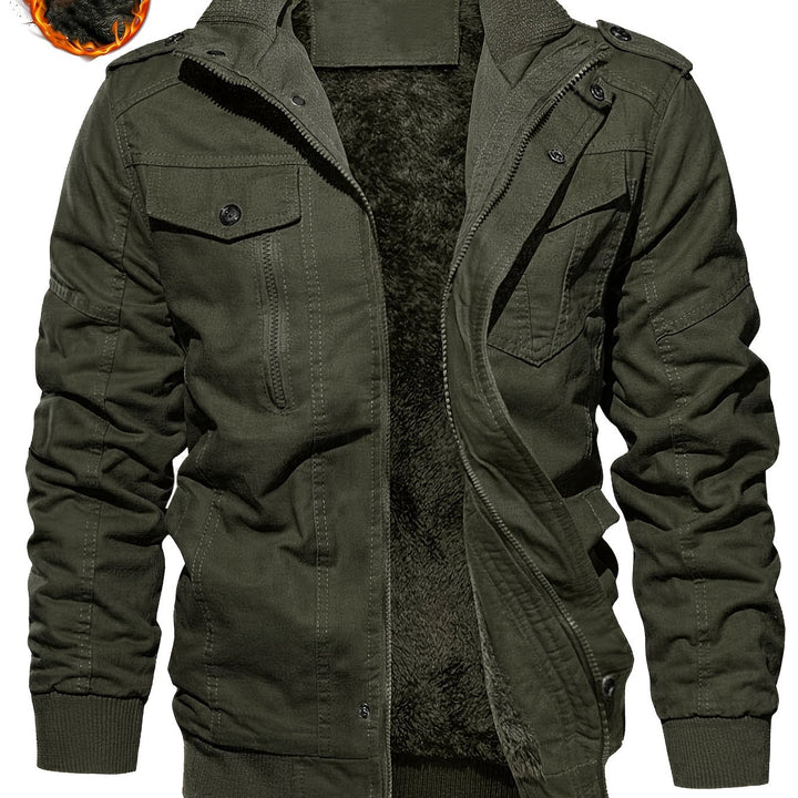 Men's Winter Jacket—Warm &amp; Thick Velvet