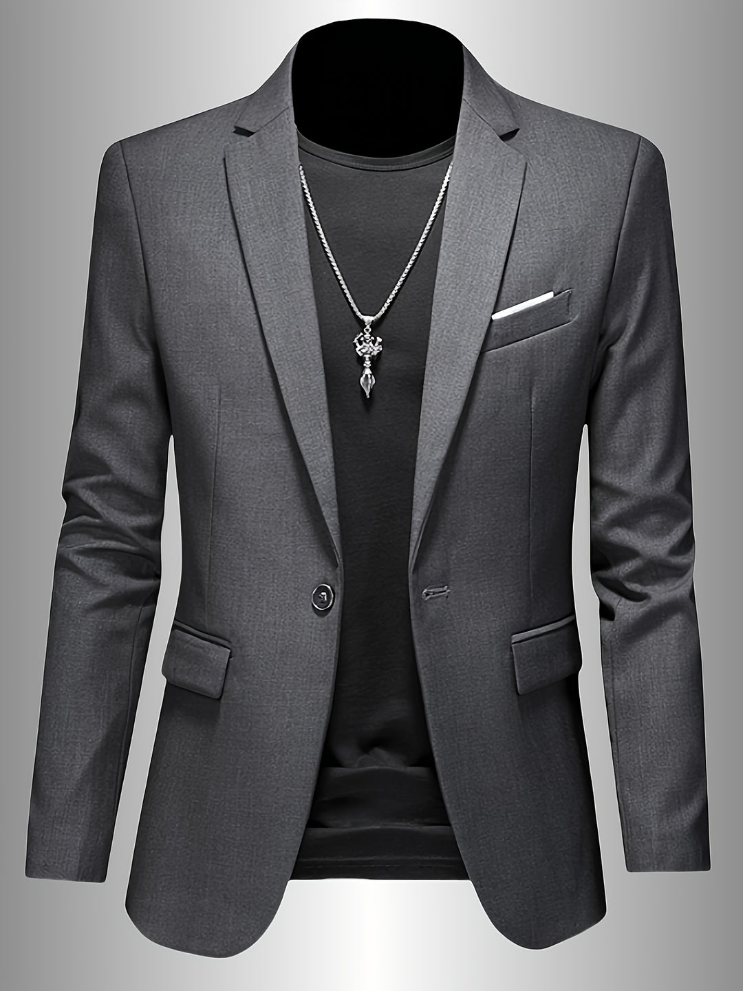 Men's Casual Suit Jacket, Slim Fit Stylish Blazer