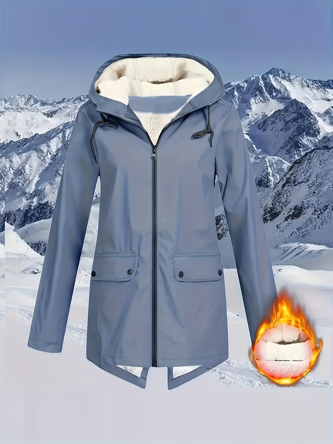 Luxuriously Plush Lined, Zip Up, Ultra-Warm Winter Wear-Sweater-Bennys Beauty World