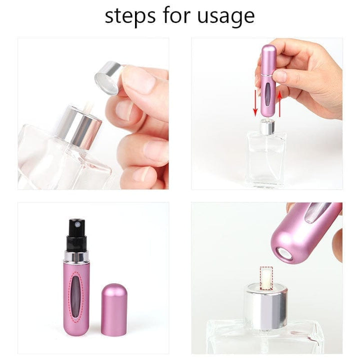 5ml Perfume Refill Bottle Portable Mini Refillable Spray Bottle Bennys Beauty World