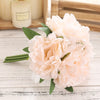 5pcs Big White Silk Artificial Peony Bouquet Flowers Decoration Bennys Beauty World