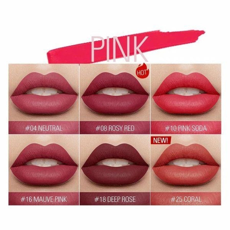 Matte liquid lipstick clearance shades