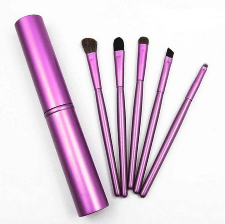 5pcs Travel Portable Mini Eye Makeup Brushes Bennys Beauty World