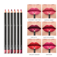 6 12Pcs/Set Waterproof Pencil Lipstick Bennys Beauty World