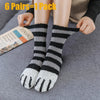 6 Pairs/Pack Winter Warm Cat Paw Socks For Women Girls Sleeping Socks Bennys Beauty World