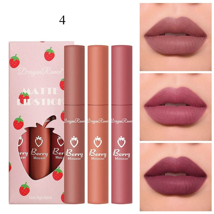 6 Pieces Lip Gloss Stain Long Lasting Liquid Lipstick Fashion Makeup Bennys Beauty World