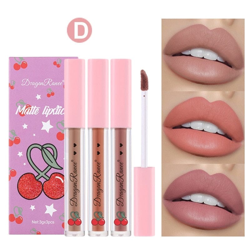 6 Pieces Lip Gloss Stain Long Lasting Liquid Lipstick Fashion Makeup Bennys Beauty World