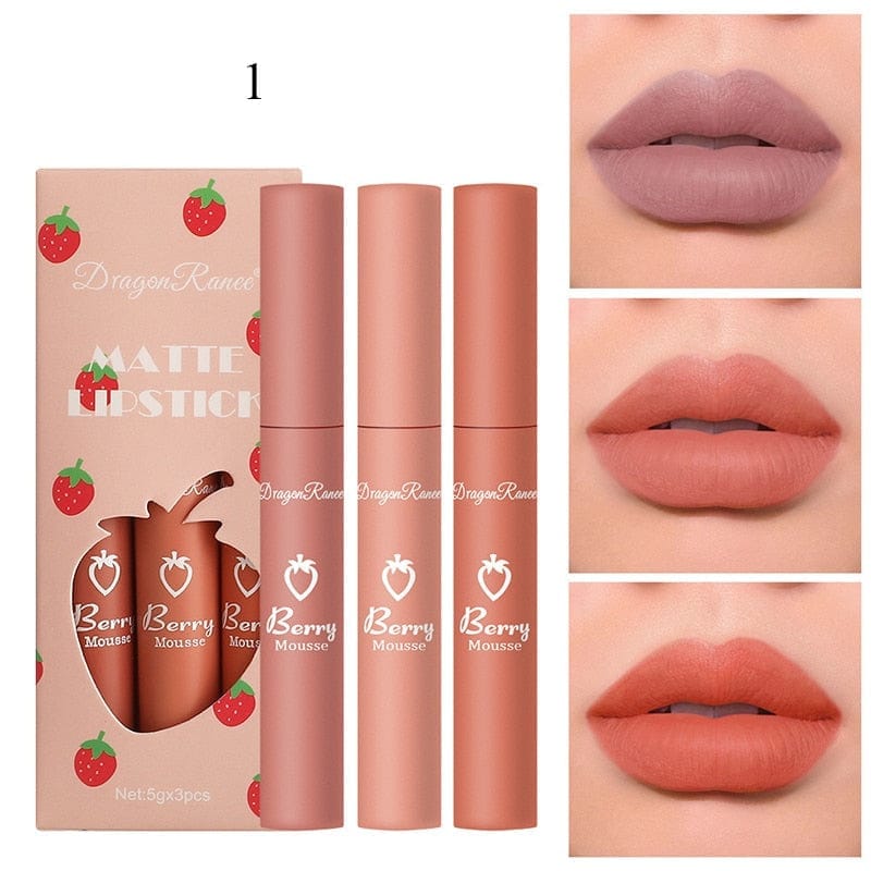 6 Pieces Lip Gloss Stain Long Lasting Liquid Lipstick Fashion Makeup Bennys Beauty World