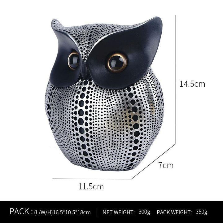 Owl Resin Craft Home Decoration