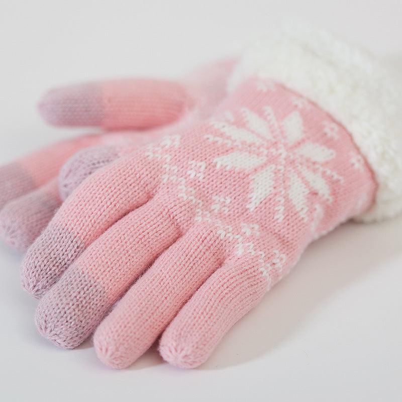 Velvet winter warm gloves-Gloves-Bennys Beauty World