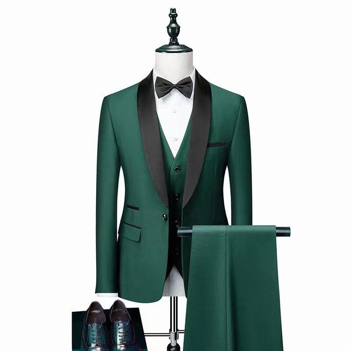 Men 3 Pieces Suit Set Men Wedding Suits-Suit-Bennys Beauty World