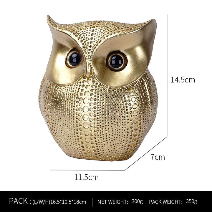 Owl Resin Craft Home Decoration